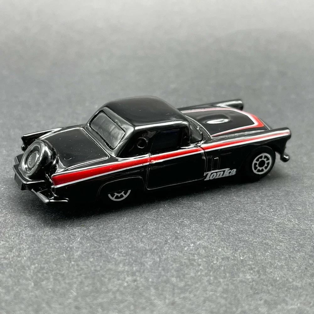 Maisto Tonka 1956 56 Ford Thunderbird Tbird Diecast Car Black Diecast 1/64 Scale